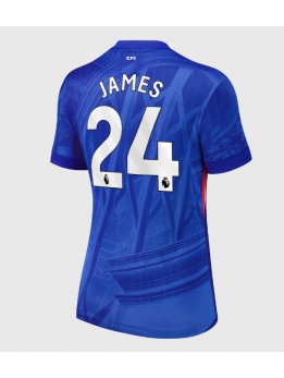 Chelsea Reece James #24 Heimtrikot für Frauen 2025-26 Kurzarm Chelsea Reece James #24 Heimtrikot für Frauen 2025-26 Kurzarm